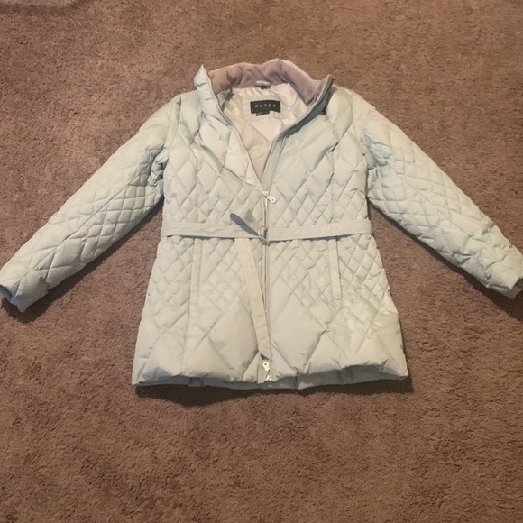 Nuage Mint Bluish Quilted Puffer Down Jacket SZ M - Picture 4 of 7